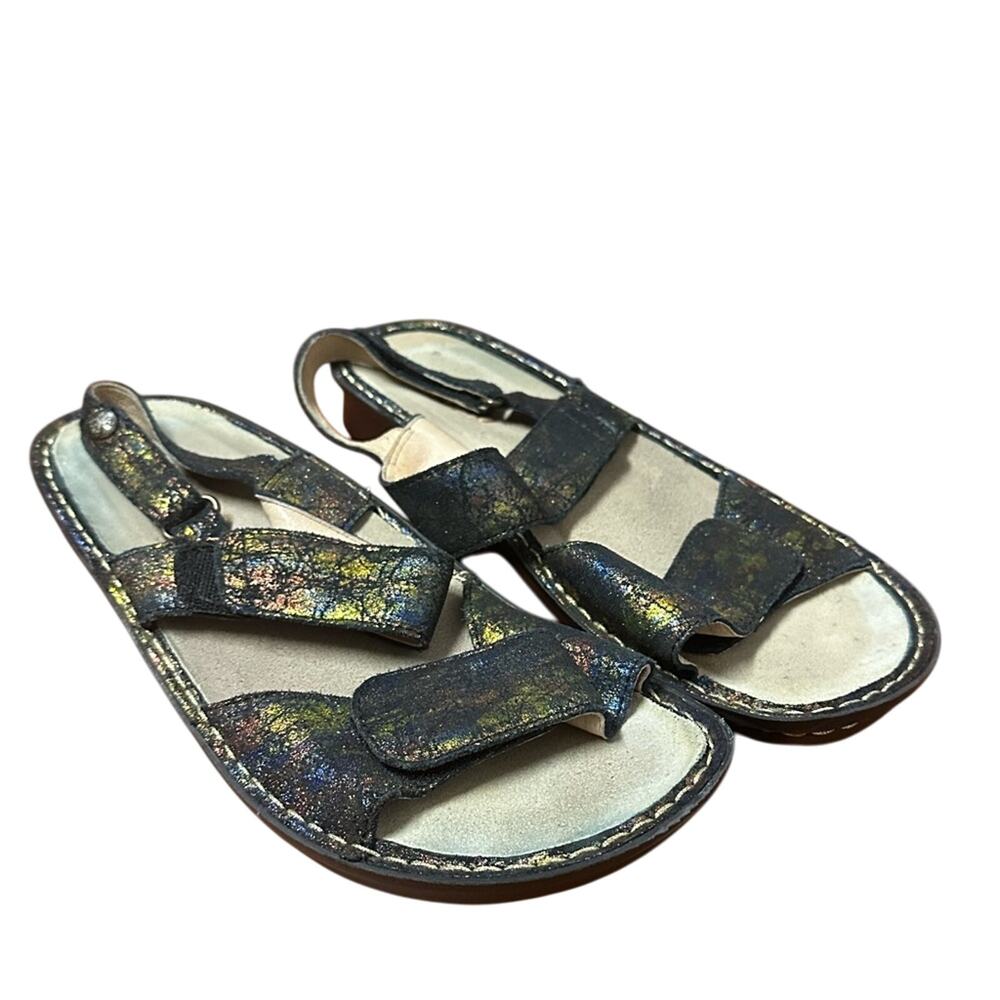 Alegria Verona Slingback Sandal in Sierra Leather Size 42 11.5-12 Adjustable